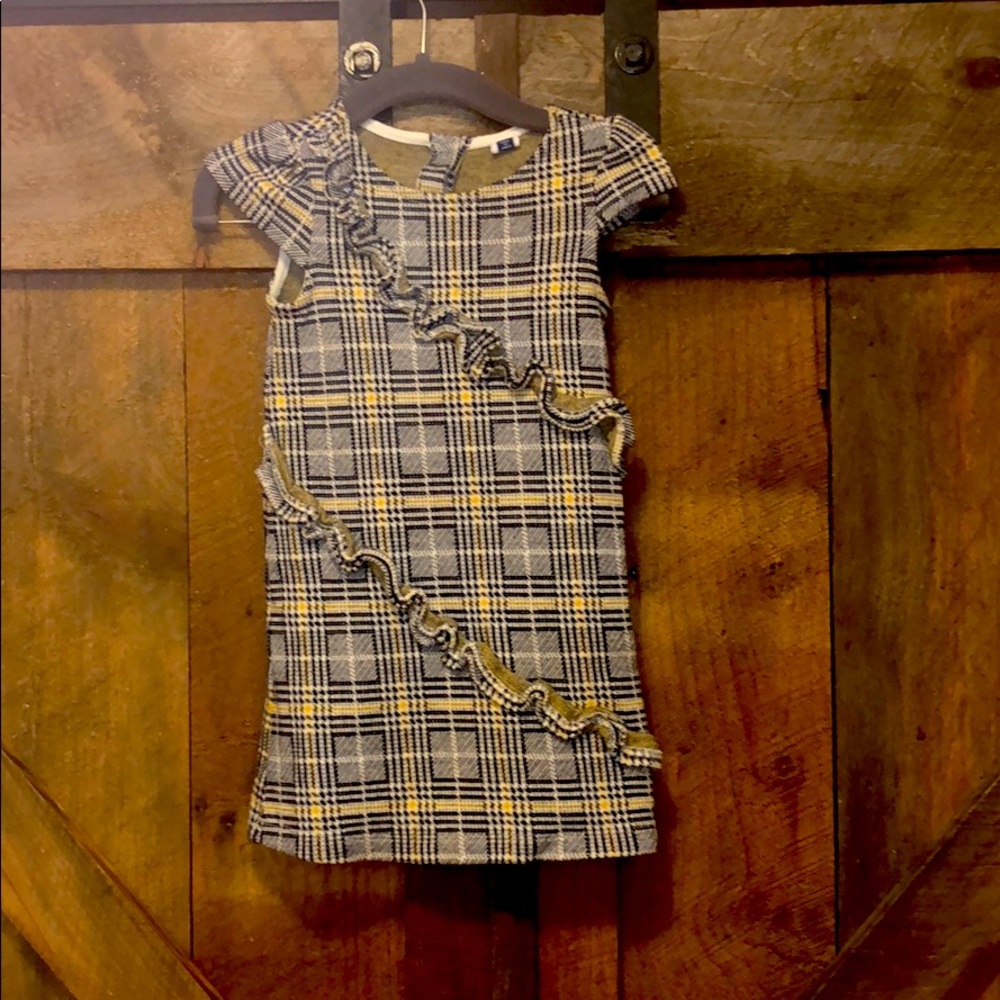 Janie & Jack Blue and Yellow Dress